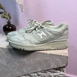New Balance 550 mint green womens sneakers